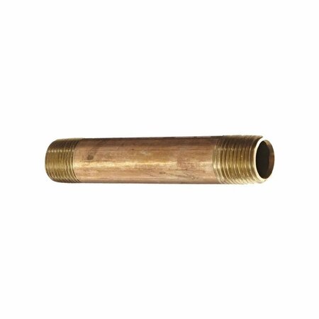 Thrifco Plumbing 1/4 X 4 Brass Nipple 9319077